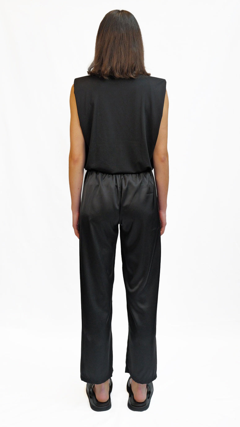 Luna Noir Satin Pants