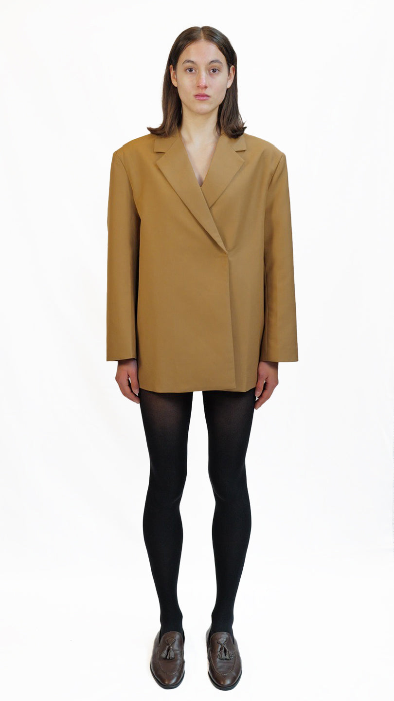 Imogen Taupe Oversized Blazer
