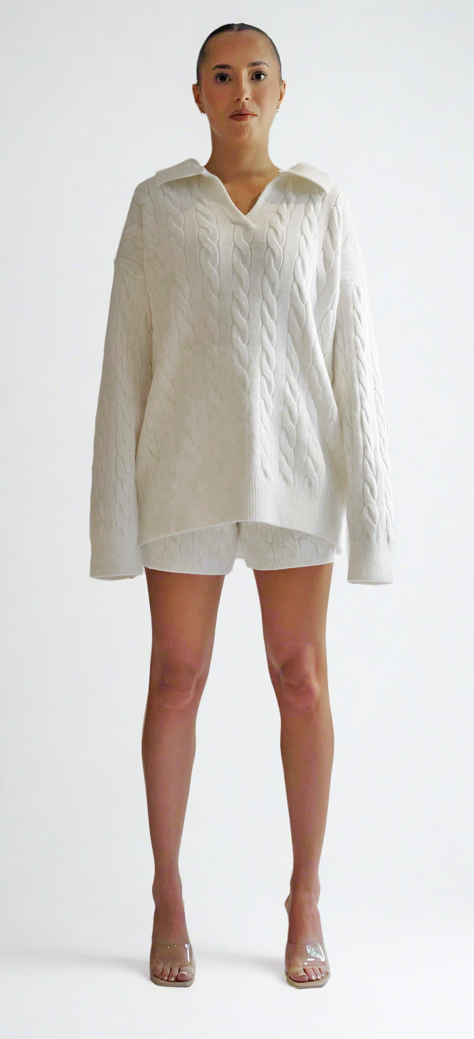 Aria Cable Knit Set