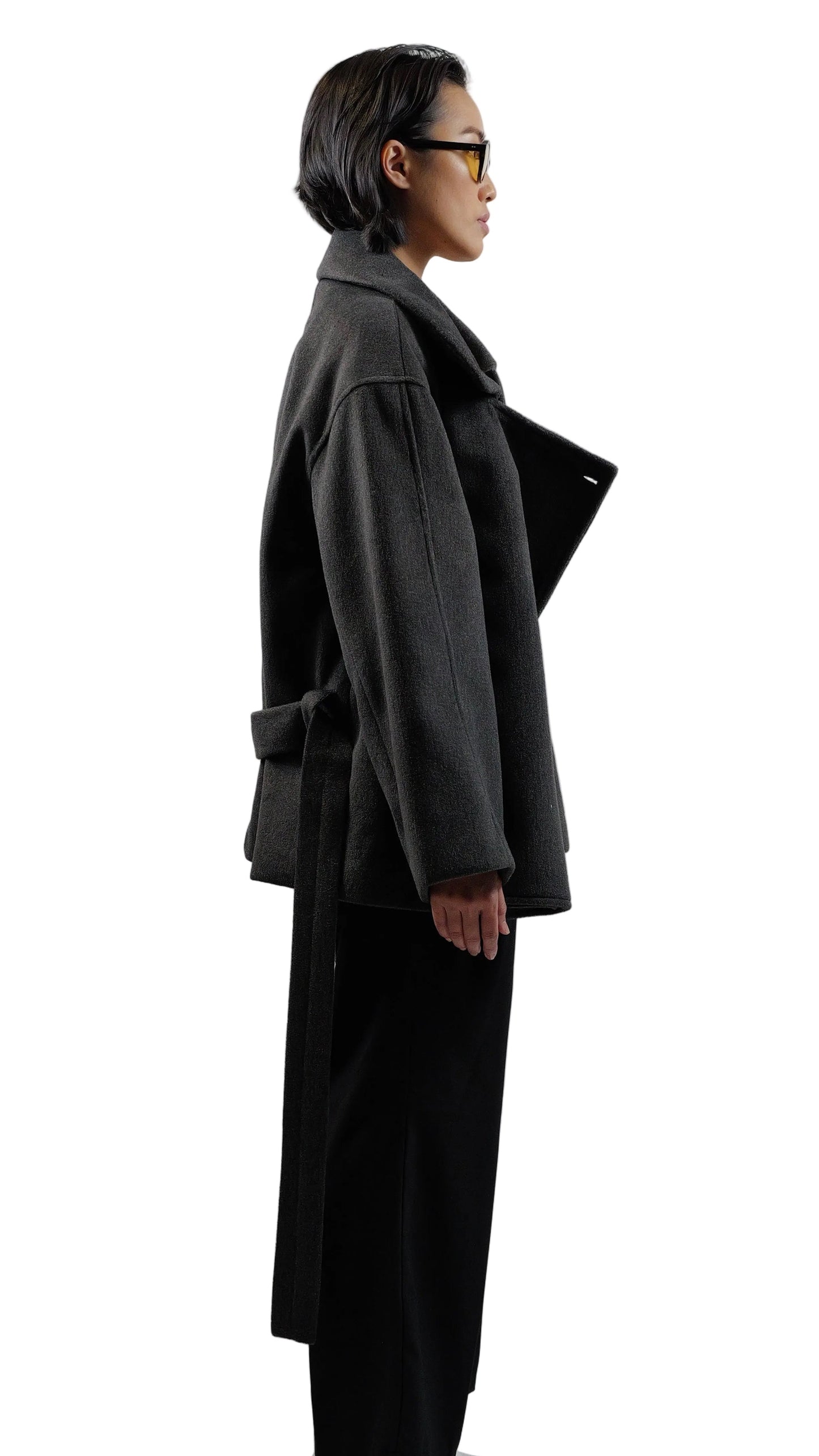 Dark Grey Funnel Jacket