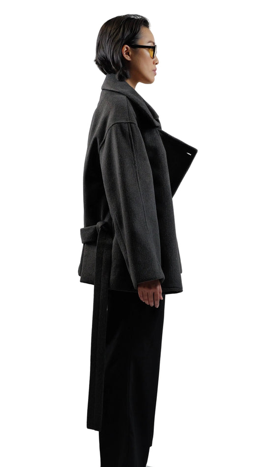 Dark Grey Funnel Jacket