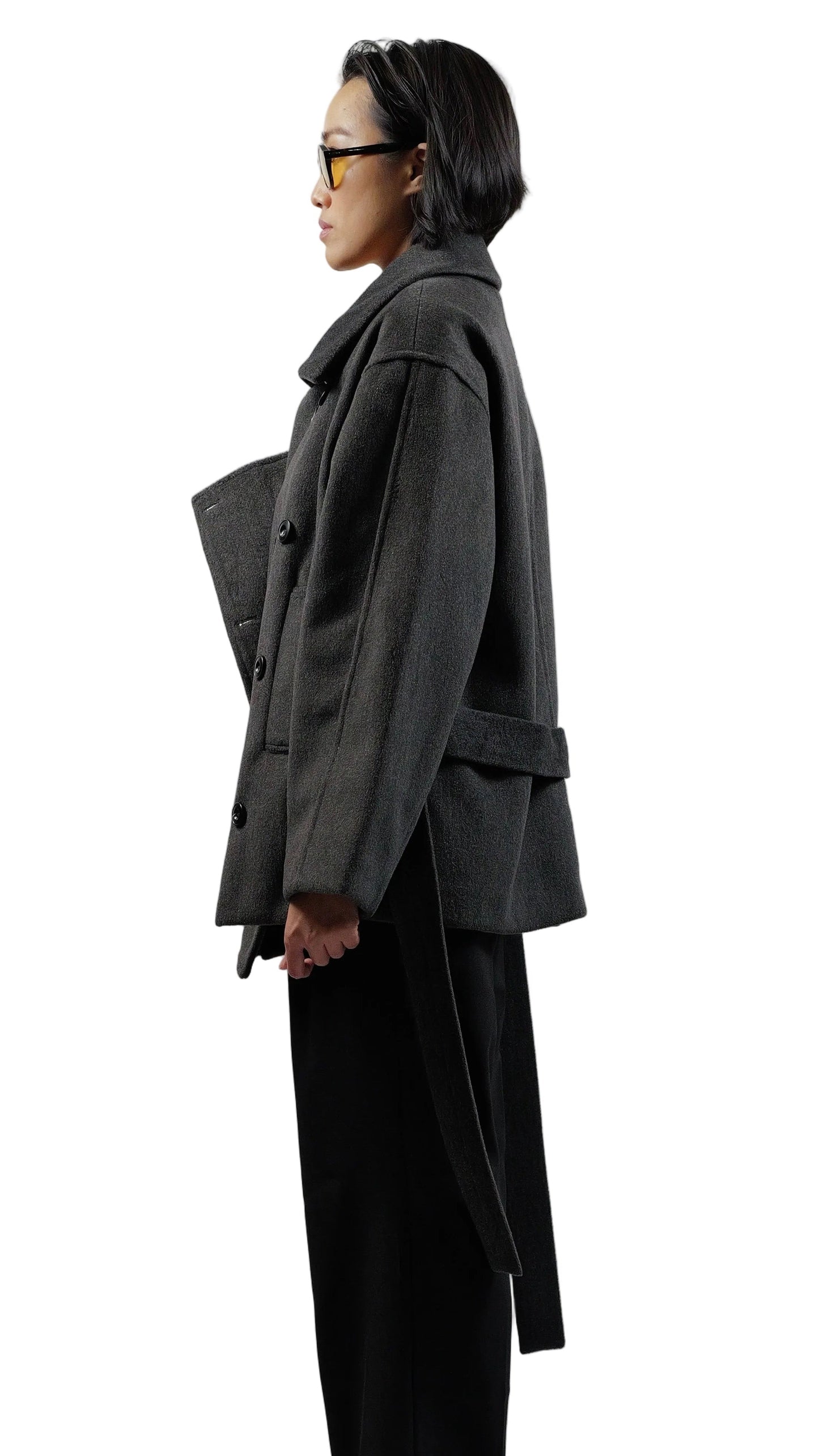 Dark Grey Funnel Jacket