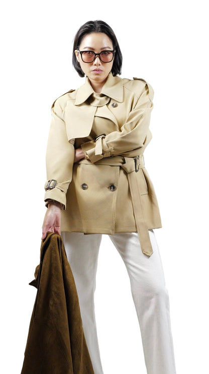 Stone Trench Coat
