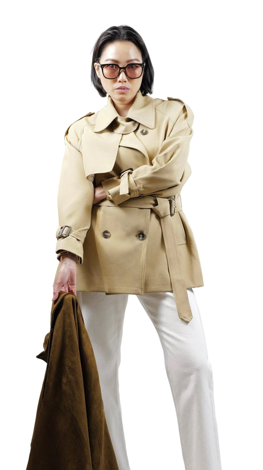 Stone Trench Coat