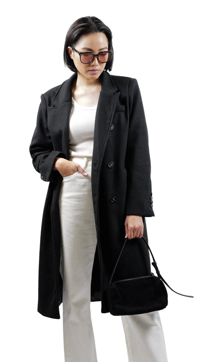 Ivy Black Long Coat