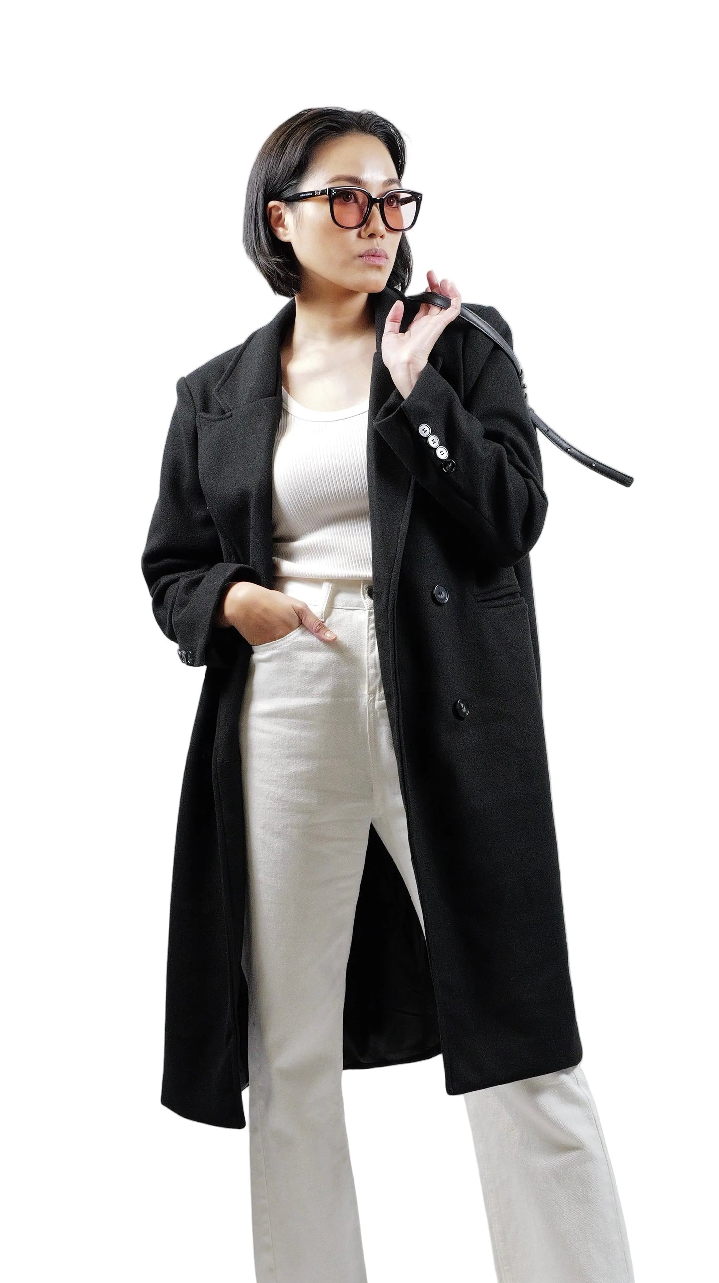 Ivy Black Long Coat