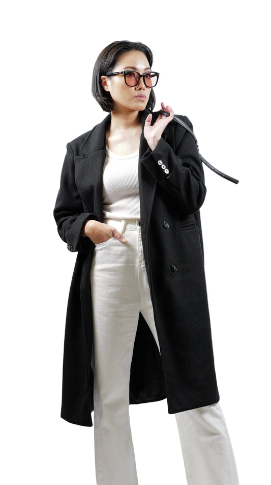 Ivy Black Long Coat