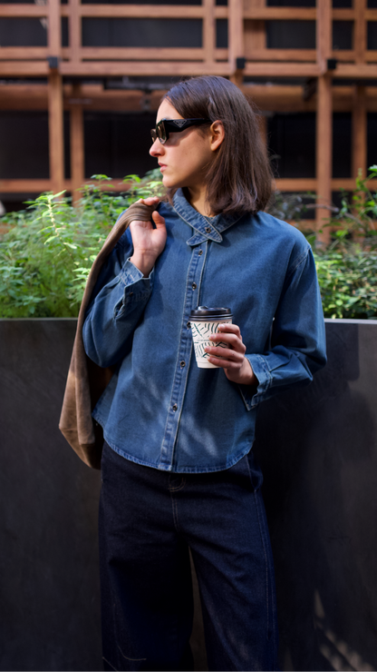 Bowie Blue Denim Shirt