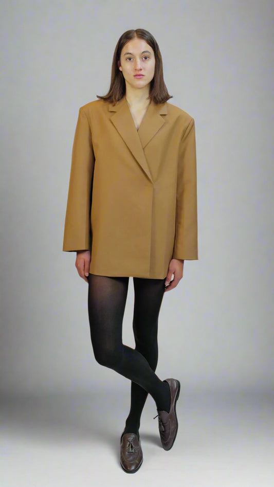 Imogen Taupe Oversized Blazer