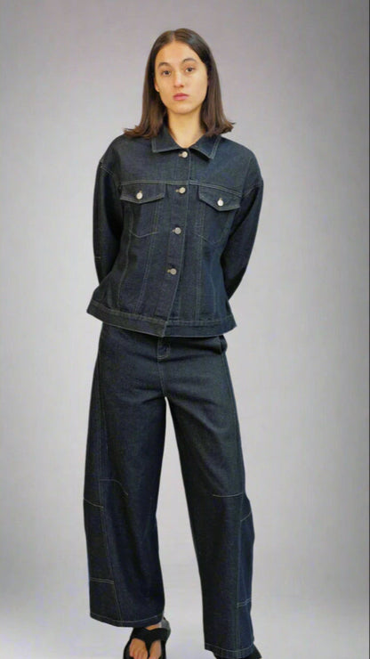 Rox Denim Cinched Jacket