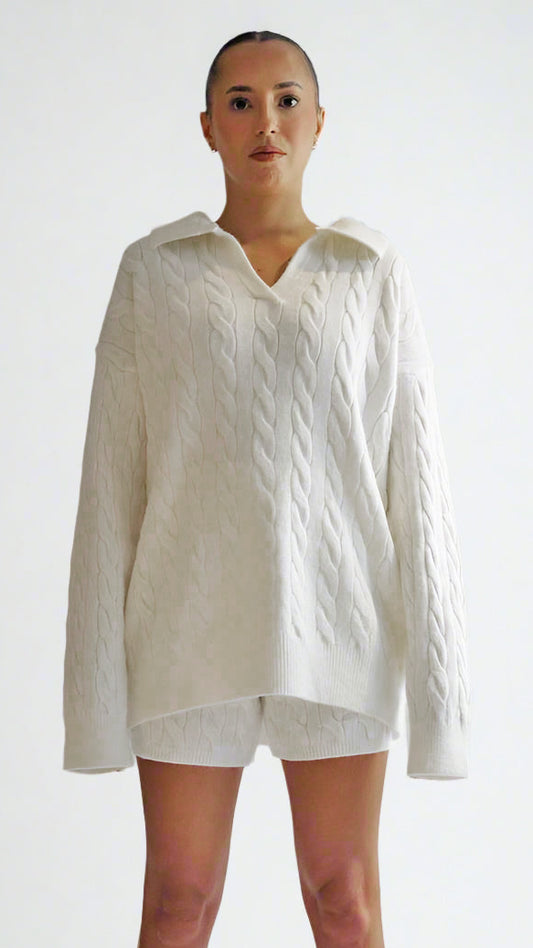 Aria Cable Knit Set