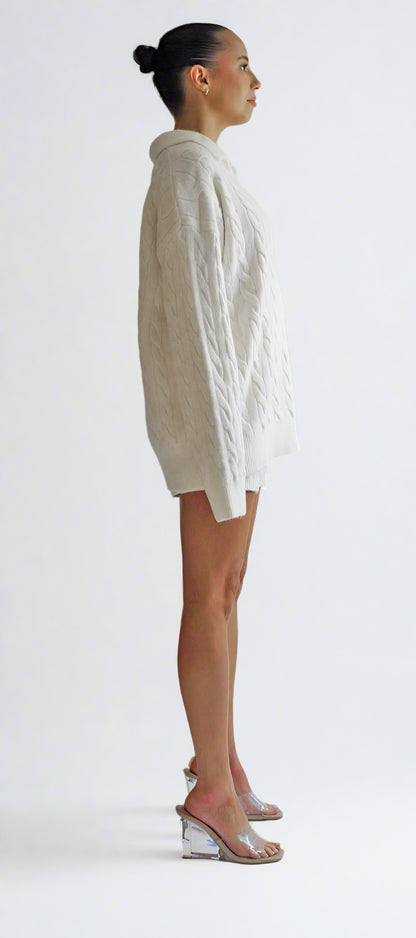 Aria Cable Knit Set